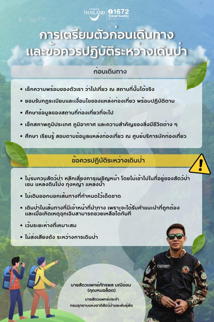 1672 Travel buddy x หมอล็อต ภัทรพล แนะนำการเตรียมตัวก่อนเดินทางและข้อควรปฏิบัติระหว่างเดินป่า